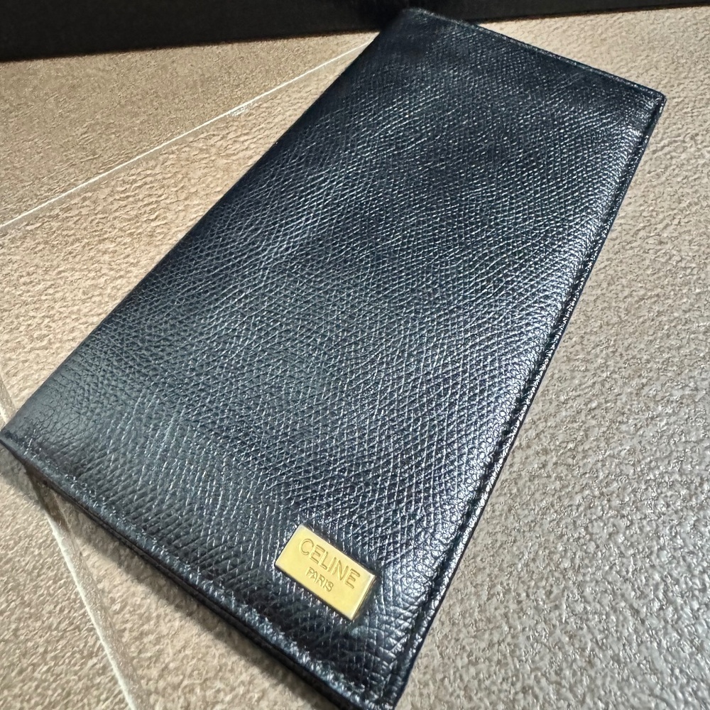 AUTHENTIC!! LEATHER CELINE WALLET!!